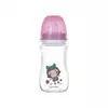 Canpol baby flašica 240ml široki vrat, antikolik - easy start- toys pink doll ( 35/221_pin )