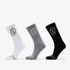 Nogavice Footshop High Crew Socks 3-Pack Black/ White/ Grey 43-46
