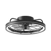 Aigostar - LED prigušiva plafonski ventilator LED/40W/230V 2700-6500K + daljinski upravljač, crne boje