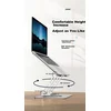 Jiasu Postolje za laptop, 360° rotirajuće, Sivo