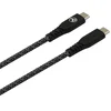 KABAL DATA TYPE C TO TYPE C TELLUR 3A, PD60W, 1M NYLON BLACK