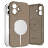 Tech-Protect Liquid Silicone MagSafe ovitek za iPhone 16, rjav