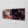 tulup.si Slika na steklu Košarko 140x70 cm 4 obešalnika