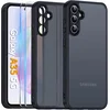 MAT ČRNI OKLEPNI OVITEK ZA SAMSUNG A35 5G + 2x STEKLO