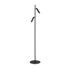 Argon 7082 - Podna lampa TORRE 2xG9/6W/230V crna