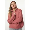 Trendyol Dusty Rose Soft Texture Zippered Knitwear Sweater