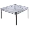 Vidaxl Zamenjava za zaščito gazeba 300 x 300 x 26 cm Transparentno PVC