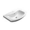 Aqualine - Vgradni umivalnik ZERO 65x46 cm keramika/bela