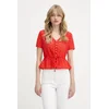 Morgan Bluza 231-DATE Rdeča Slim Fit