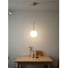 Sinsay - Viseća lampa sa zlatnim detaljima i okruglim abažurom - zlatni