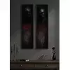 Wallity Dekorativne uramljene slike na platnu, 25x100cm, 2 komada, Šarene