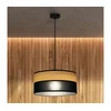 Luster na lanku ALBA 1xE27/15W/230V prečnik 40 cm crna/smeđa