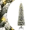 Umjetno božićno drvce 300 LED dioda i nasut snijeg 240 cm