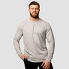 GymBeam Muška majica dugih rukava Basic Grey