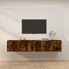 Zidni TV ormarići 2 kom boja dimljenog hrasta 100x34,5x40 cm