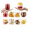 shumee 10x steklen kozarec Amfora 145 ml med, zelišča, marmelada, sladice + pokrovček