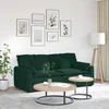 Modularna sofa s jastucima tamnozelena