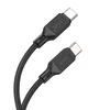 Hoco Kabel USB-C na USB-C Hoco 3 A, 60 W, 1 m, X90, črn