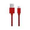 shumee EB181R esperanza micro USB 2.0 kabel A-B M/M 2,0 m pleten rdeč
