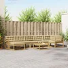 Set vanjskih sofa 8 pcs Bijela i bež