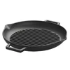Round grill pan, 30 cm, cast iron - LAVA brand