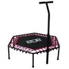 Aga Aga FITNESS Trampolin 130 cm Roza + ročaj, (21135552)