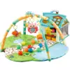 Prostirka za igru za bebe Happy Farm Green - zanimljiva, kreativna podloga za bebe