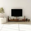 HANAH HOME TV polica Surf Chesnut Transparent
