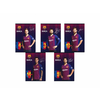 Astra FC BARCELONA, zvezek A5 kvadrat (5x5 mm), 16 listov, mešanica vzorcev, 102019001