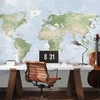 Samolepilna tapeta akvarelna karta sveta - 294x198
