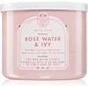 Bath & Body Works Rose Water & Ivy dišeča sveča 411 g