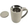 FINE 2 DINE Hi!Tea skodelica z ročajem in cedilom, prostornina 0,60 litra, siva