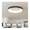 Brilagi - LED prigušiva plafonska svetiljka FALCON II LED/99W/230V O 60 cm crna +daljinski upravljač