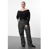 Trendyol Curve Black Camisole Knitted Plus Size Blouse
