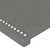 LED uzglavlje tamnosivo 90x5x118/128 cm od tkanine