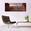 tulup.si Slika na akrilnem steklu Oblaki sky landscape rock 140x70 cm 4 obešalnika