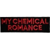 My Chemical Romance Text Logo Iron-On Patch