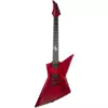 Solar Guitars E2.6TBR Trans Blood Red Matte električna gitara + torba