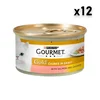 Gourmet Vlažna hrana za mačke Gold, Piletina i losos, 12x85g