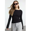 Trendyol Milla Ženska bluza Twoaw25Bz00244, Crna