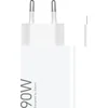 Xiaomi MDY-15-EK USB-A 90W potovalni polnilec + USB-C 6A podatkovni kabel bel (bulk)