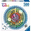 Ravensburger Slagalica Krug boja bombone, 500 Delova