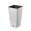 Prosperplast Saksija Furu square eco wood h300w, Bela