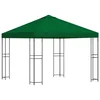 Vidaxl Paviljon 3 x 3 m Zelena Poliester in jeklo 190 gsm