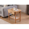 Hanah Home Noćni ormarić Daisy Drawer, 55x45x55 cm, Smeđa