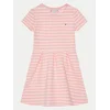 Tommy Hilfiger Vsakodnevna obleka KG0KG08339 S Roza Slim Fit