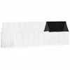 Kavez za piliće 2 pcs Srebrno 600 x 100 x 210 cm Cinkani čelik
