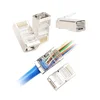 CABLETECH Telefonski vtič, RJ45 8P 8C (vodič) prek CAT,6E zaščiten.