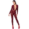 Noir Handmade F382 Kink Royal Catsuit Burgundy XXL
