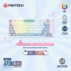 Tastatura mehanicka Gaming Fantech MK612 Atom x83 AME bela (taro switch)